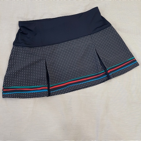 NWT Lucky in Love 14” LG Golf/Tennis/Pickleball Skort Navy Blue, Green, Red - Picture 1 of 6